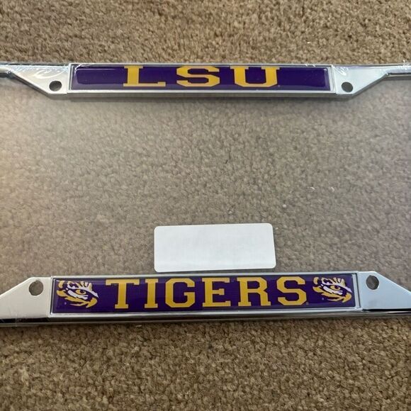Louisiana State University LSU Tigers License Plate Frame *New* - Picture 2 of 4
